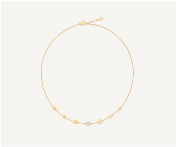 Collana Marco Bicego Donna Siviglia in Oro giallo Diamante 0.17 Ct CB2961_B - CB2961_B